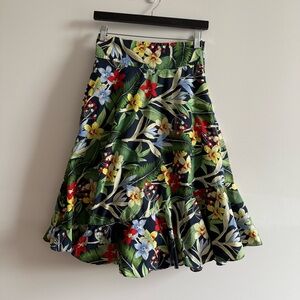 Zara floral skirt